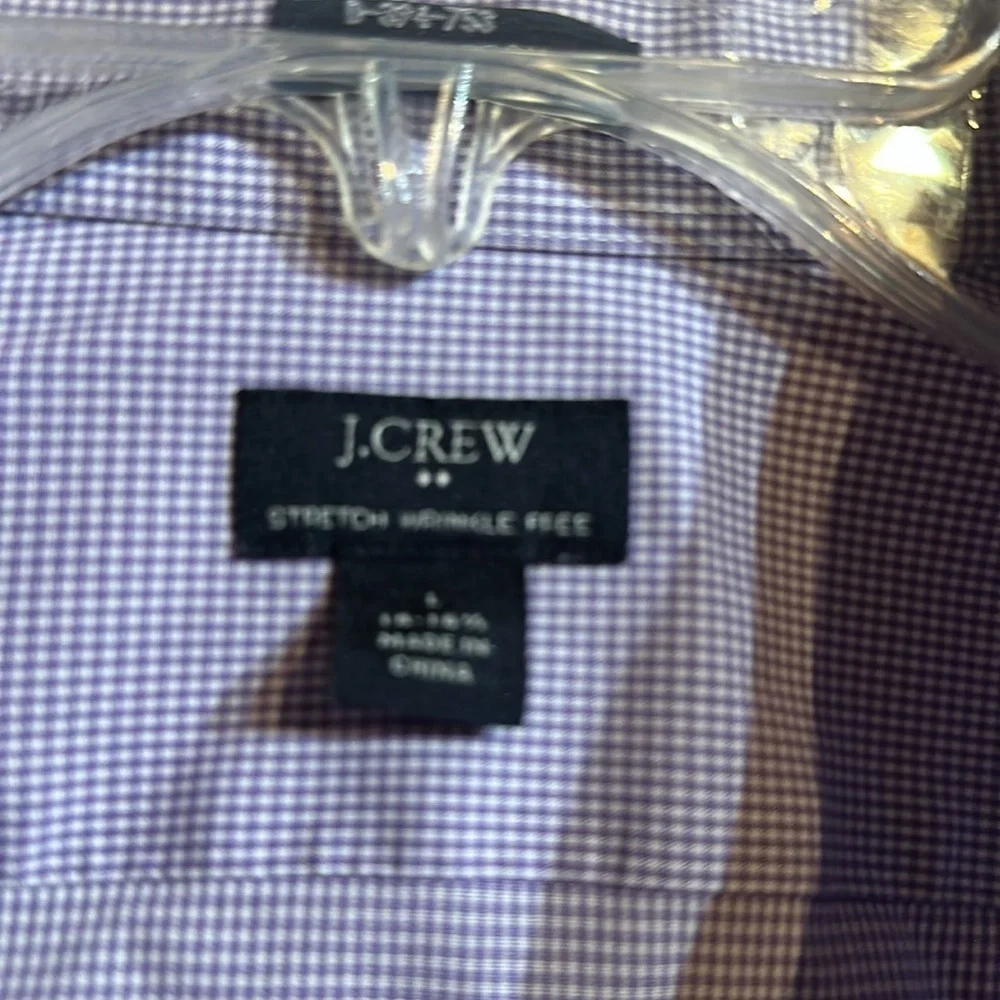 J. Crew Thompson plaid men’s shirt large